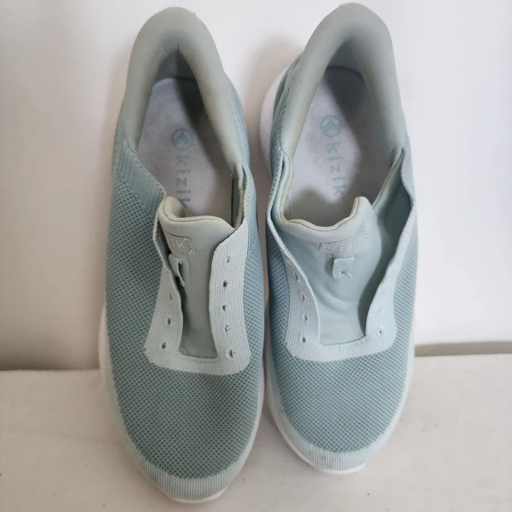 Kizik Shoes Turqoise Blue Mens 9 Womens 10.5 MISSING LACES